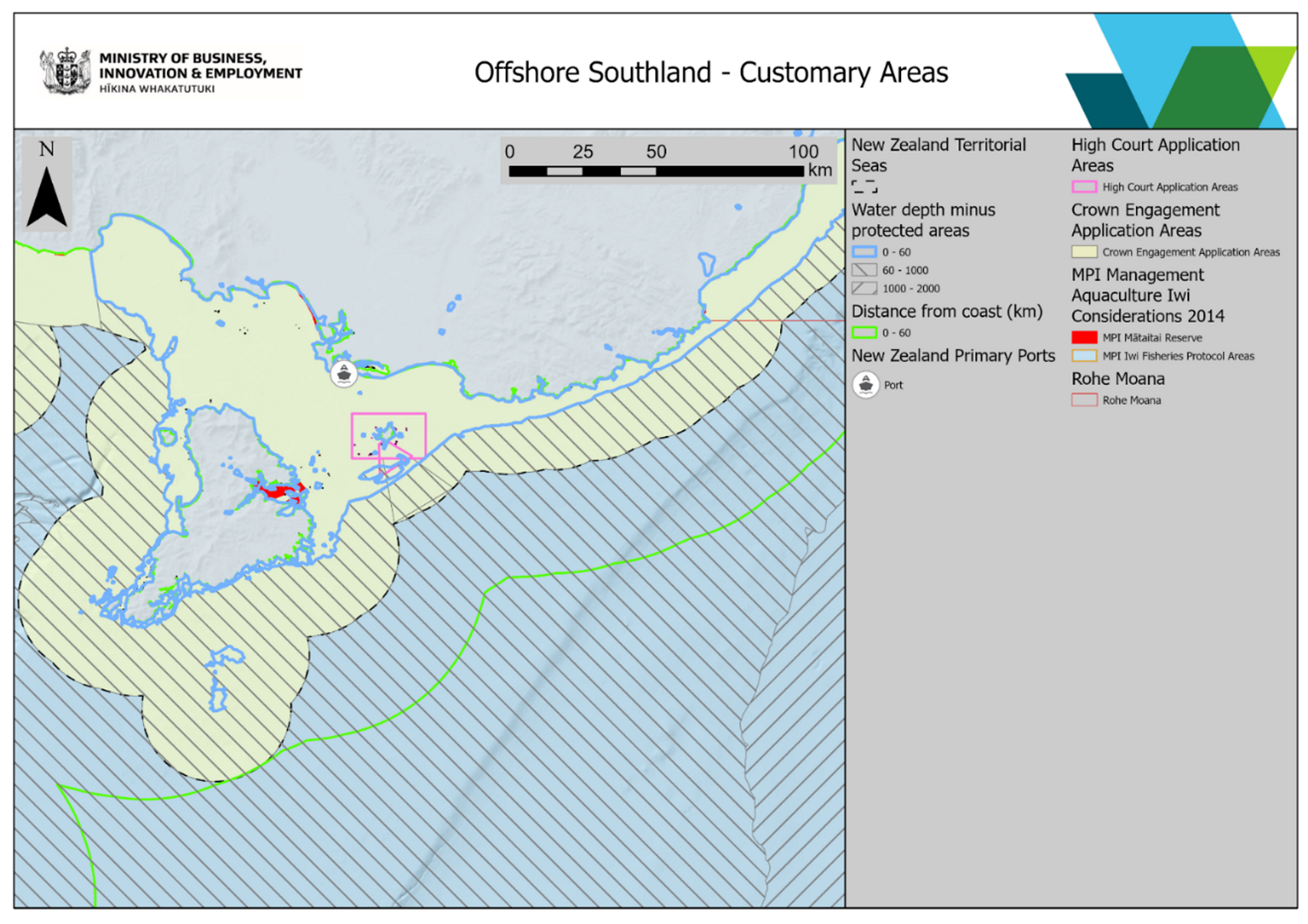 Annex5 offshore southland customary areas
