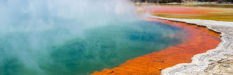 The Champagne Pool at Wai o Tapu, Rotorua.