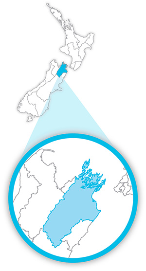 Map of New Zealand with zoomed area showing the Marlborough region.