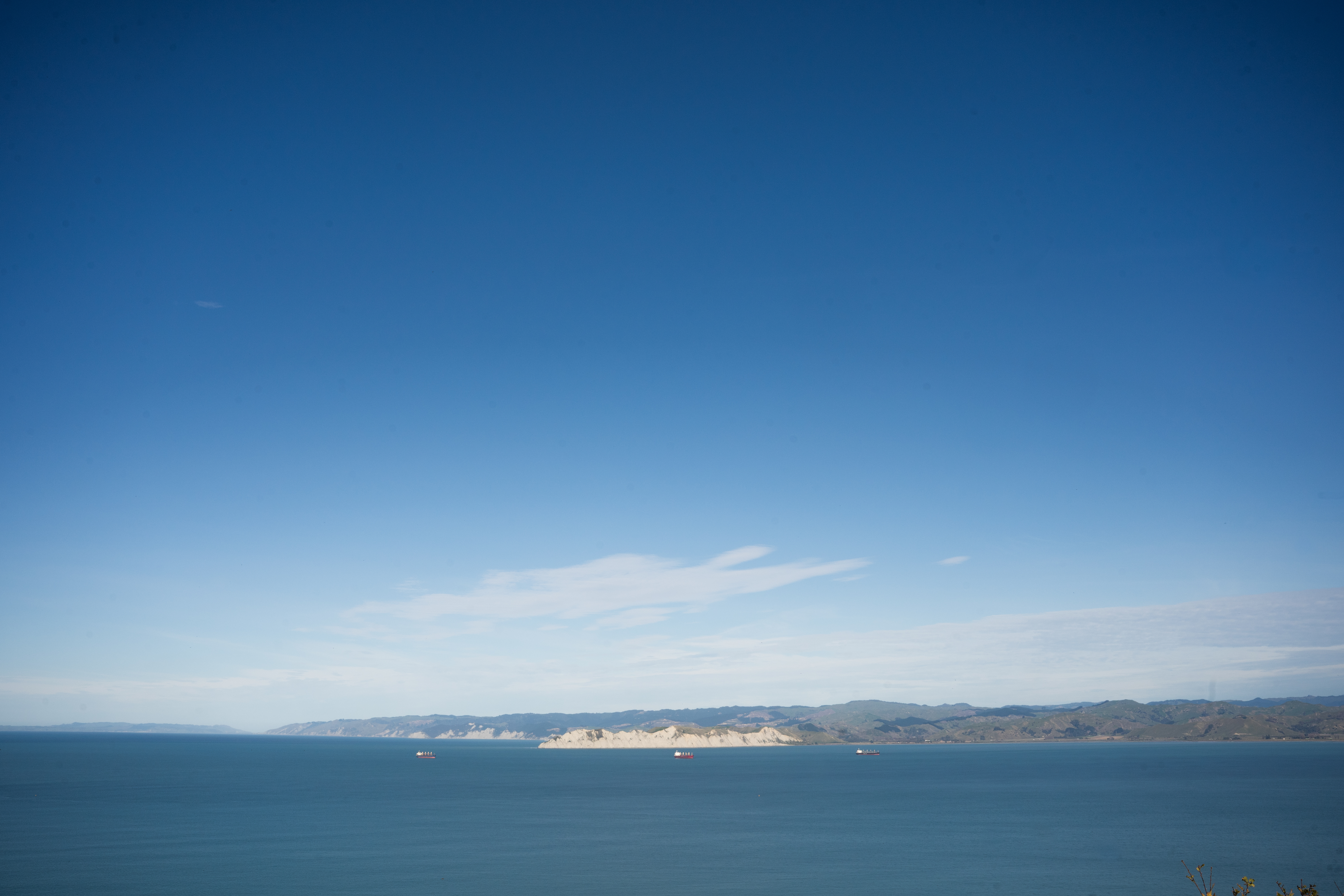 Panoramic view of Poverty Bay