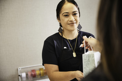 Young retail employee.