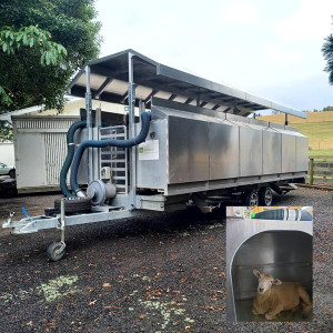 5.	Trailer on farm for portable emissions measurement from farm animals