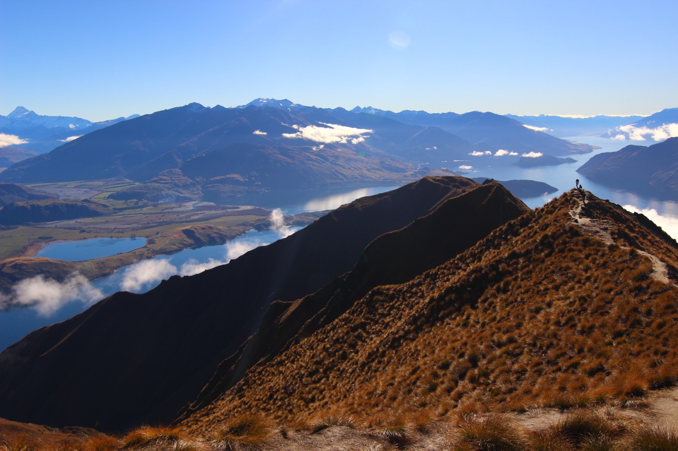 Mountains and lake view of New Zealand