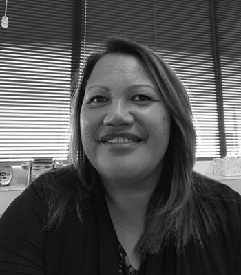 Head and shoulders shot of Chrissie Hape